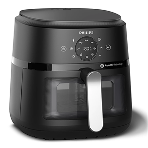 Philips Airfryer 2000 series, 6.2 L, 1700 W, juoda - Karšto oro gruzdintuvė