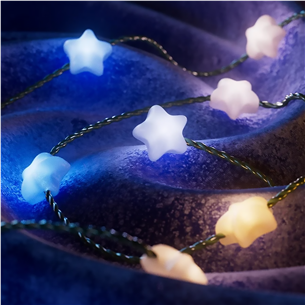 Twinkly Candies Stars, RGB, 100 LED, USB-C, 6 m, clear wire - Smart Lights