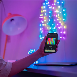 Twinkly Candies Stars, RGB, 100 LED, USB-C, 6 m, clear wire - Smart Lights