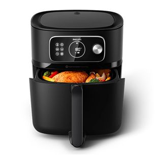 Philips Airfryer Combi XXL Connected, 8,3 L, 2200 W, juoda - Gruzdintuvė   Prekė-HD9876/90