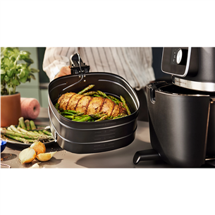 Philips Airfryer Combi XXL Connected, 8,3 L, 2200 W, juoda - Gruzdintuvė   Prekė-HD9876/90