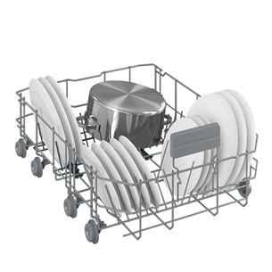 Indaplovė Beko, 10 komplektų talpa, sidabrinė  Prekė-BDFS26040XQ