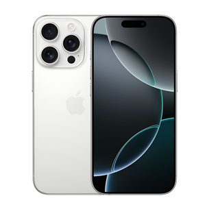 Išmanusis telefonas Apple iPhone 16 Pro, 128 GB, white titanium   Prekė-MYNE3HX/A MYNE3HX/A