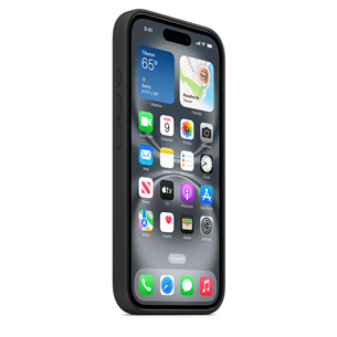 Dėklas Apple Silicone Case with Magsafe, iPhone 16, juodas Prekė-MYY13ZM/A