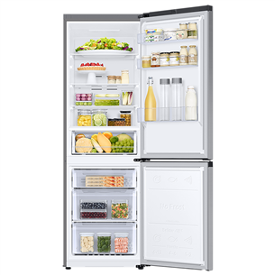 Šaldytuvas Samsung, No Frost, 344 L, aukštis 186 cm, sidabrinis Prekė-RB34C600DSA/EF