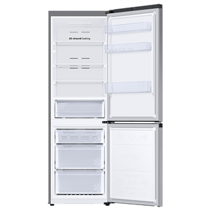 Šaldytuvas Samsung, No Frost, 344 L, aukštis 186 cm, sidabrinis Prekė-RB34C600DSA/EF