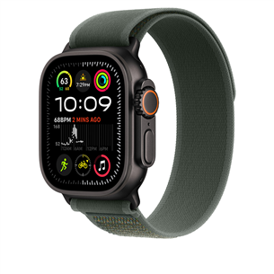 Apple Trail Loop, 49 mm, M/L, black titanium, žalias - Dirželis