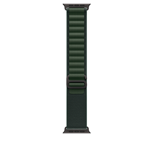 Apple Watch Alpine Loop, 49 mm, Large, black titanium, dark green - Dirželis MYPT3ZM/A
