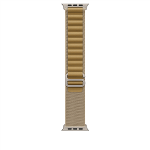 Apple Watch Alpine Loop, 49 mm, Medium, natural titanium, tan - Dirželis MXN23ZM/A