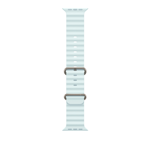 Apple Ocean Band, 49 mm, natural titanium, ice blue - Dirželis MXTF3ZM/A