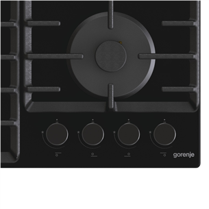 Gorenje, plotis 60 cm, juoda - Kaitlentė