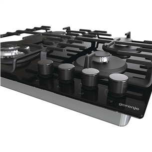 Gorenje, plotis 60 cm, juoda - Kaitlentė