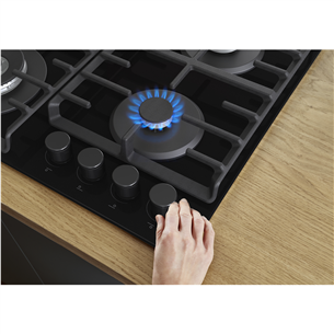 Gorenje, plotis 60 cm, juoda - Kaitlentė