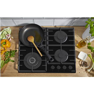 Gorenje, plotis 60 cm, juoda - Kaitlentė