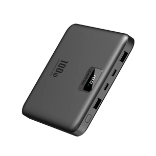 Išorinė baterija Canyon PB-2008, 100 W, 20000 mAh, tamsiai pilka   Prekė-CNE-CPB2008DG