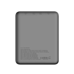 Išorinė baterija Canyon PB-2008, 100 W, 20000 mAh, tamsiai pilka   Prekė-CNE-CPB2008DG