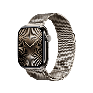 Apple Milanese Loop, 46mm, S/M, natural stainless steel - Dirželis