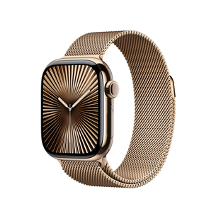 Apple Milanese Loop, 46mm, S/M, gold - Dirželis