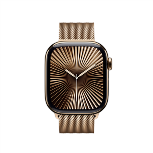 Apple Milanese Loop, 46mm, S/M, gold - Dirželis