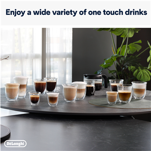 Espresso kavos aparatas  Delonghi Dinamica Plus, sidabrinis    Prekė-ECAM380.85.SB