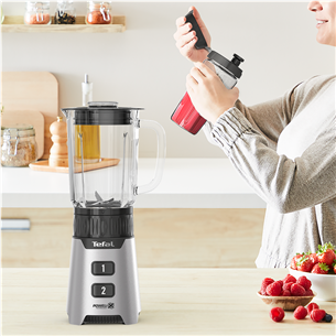 Trintuvas + Gertuvė Tefal Minimix, 400 W, sidabrinis   Prekė-BL16GE30