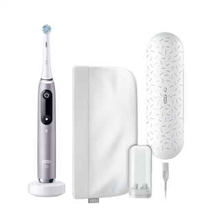 Braun Oral-B iO 9, travel case, rožinis - Elektrinis dantų šepetėlis   Prekė-IO9.ROSEQUARTZ