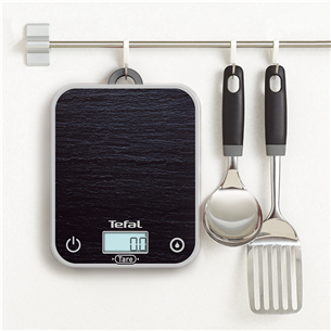 Tefal Optiss, tamsiai pilkos - Virtuvinės svarstyklės