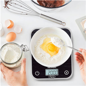 Tefal Optiss, tamsiai pilkos - Virtuvinės svarstyklės