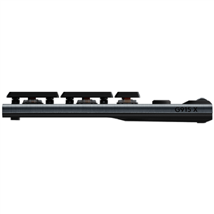 Belaidė klaviatūra Logitech G915 X Lightspeed, clicky, SWE, juoda Prekė-920-012707