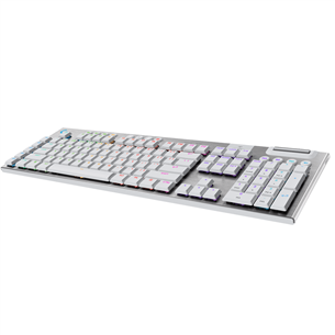 Belaidė klaviatūra Logitech G915 X Lightspeed, tactile, SWE, balta Prekė-920-012688