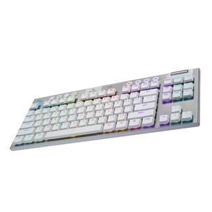 Belaidė klaviatūra Logitech G915 X Lightspeed, TKL, tactile, SWE, balta   Prekė-920-012735