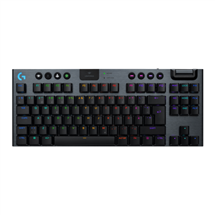 Belaidė klaviatūra Logitech G915 X Lightspeed, TKL, linear, SWE, juoda Prekė-920-012746 920-012746