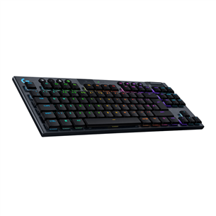 Belaidė klaviatūra Logitech G915 X Lightspeed, TKL, linear, SWE, juoda Prekė-920-012746