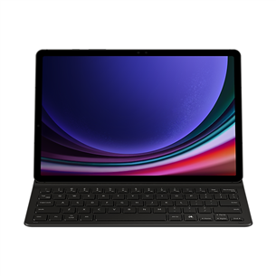 Samsung Book Cover Keyboard Slim, Galaxy Tab S9 / S9 FE, juoda - Klaviatūra-dėklas EF-DX720UBEGWW