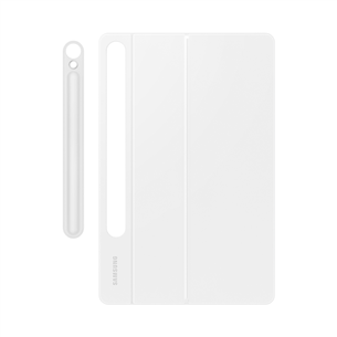 Samsung Book Cover Keyboard, Galaxy Tab S9 / S9 FE, AI key, baltas - Dėklas