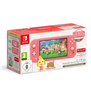 Nintendo Switch Lite Animal Crossing: New Horizons Isabelle Aloha Edition - Žaidimų konsolė Prekė - 045496453916 045496453916