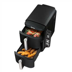 Karšto oro gruzdintuvė Ninja Double Stack 7,6 L, 2470 W, juoda   Prekė-SL300EU