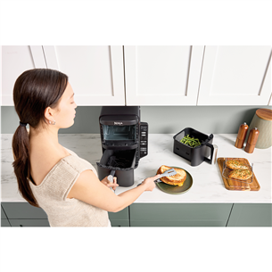 Karšto oro gruzdintuvė Ninja Double Stack 7,6 L, 2470 W, juoda   Prekė-SL300EU