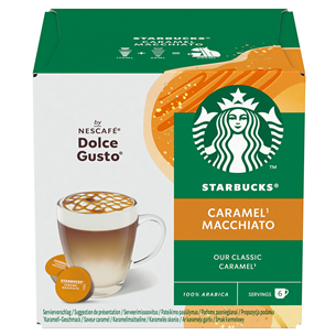 Nescafe Dolce Gusto Starbucks  Caramel Macchiato, 6 portions - Coffee capsules Item - 7613036943529 7613036943529