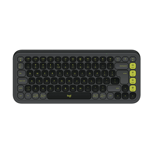 Logitech POP Icon Keys, SWE, tamsiai pilka/žalia - Belaidė klaviatūra 920-013273