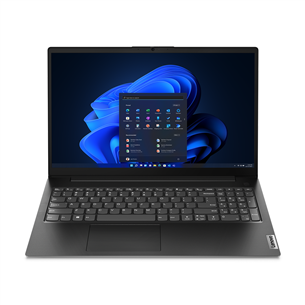 Nešiojamas kompiuteris Lenovo V15 G4 AMN, 15,6'', TN, Ryzen 5, 8 GB, 512 GB, ENG, juodas   Prekė–82YU00UPPB 82YU00UPPB
