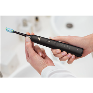 Philips Sonicare Cordless Power Flosser, juodas - Irigatorius + elektrinis dantų šepetėlis