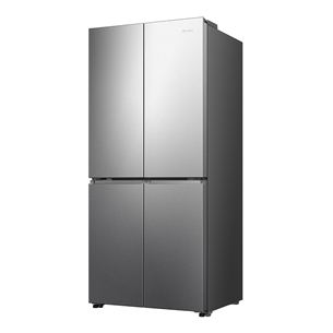 SBS šaldytuvas Hisense, Cross Door, No Frost, 483 L, aukštis 179 cm, pilkas  Prekė-RQ5P470SAIE