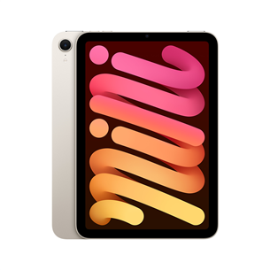 Planšetinis kompiuteris  Apple iPad Mini (A17 Pro), 8,3'', 512 GB, WiFi, starlight  Prekė-MYH23HC/A MYH23HC/A