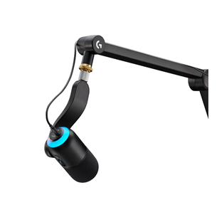 Logitech Yeticaster GX, juodas - Mikrofonas su laikikliu
