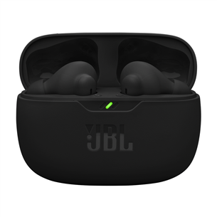 JBL Wave Beam 2, juodos - Belaidės ausinės