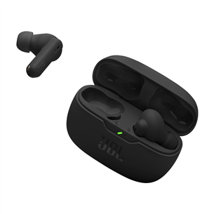 JBL Wave Beam 2, juodos - Belaidės ausinės
