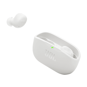 JBL Wave Buds 2, baltos - Belaidės ausinės