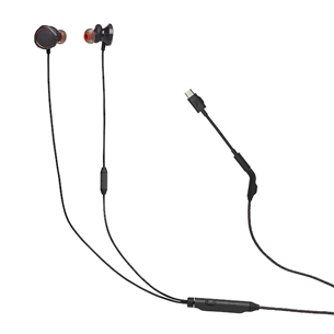 JBL Quantum 50C, USB-C, juodos - Ausinės JBLQTUM50CBLK