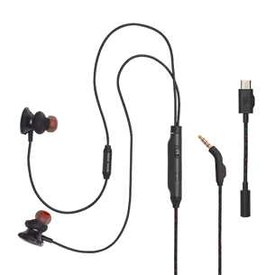 JBL Quantum 50C, USB-C, juodos - Ausinės